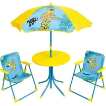 MARSUPILAMI Garden furniture for children including 1 table, 2 folding