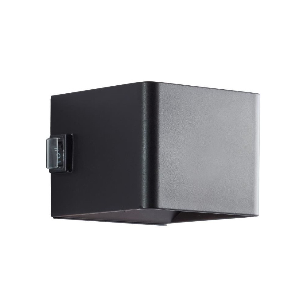 Magnetic outdoor wall light - ISEO - BRILLIANT - Rechargeable - Black