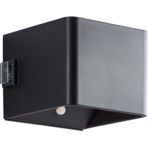 Magnetic outdoor wall light - ISEO - BRILLIANT - Rechargeable - Black