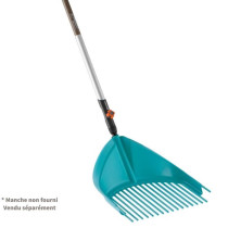 GARDENA Combisystem 3 in 1 Shovel Rake - Black and Blue