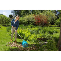 GARDENA Combisystem 3 in 1 Shovel Rake - Black and Blue