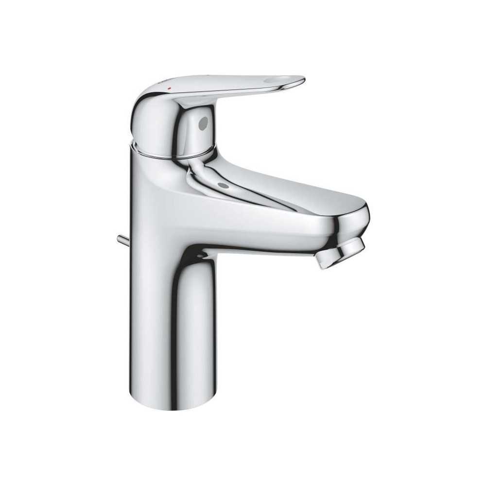 Single-lever basin mixer - GROHE Swift - 24325001 - Chrome - Size M -