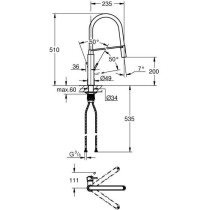 GROHE Concetto sink mixer 31491000