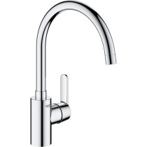 Kitchen faucet - Chrome - C-spout - High spout - 150° rotation - GROH