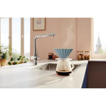 Kitchen filter faucet - Chrome - Water filtration - High L-shaped spou