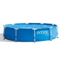 Intex - 28202NP - Kit Metal Pool Metal Frame Tubular Round Ø 3.05 x 0