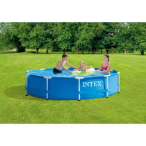 Intex - 28202NP - Kit Metal Pool Metal Frame Tubular Round Ø 3.05 x 0