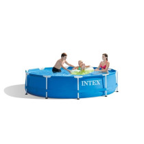 Intex - 28202NP - Kit Metal Pool Metal Frame Tubular Round Ø 3.05 x 0