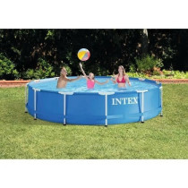 Intex - 28212NP - Kit Metal Pool Metal Frame Tubular Round Ø 3.66 x 0