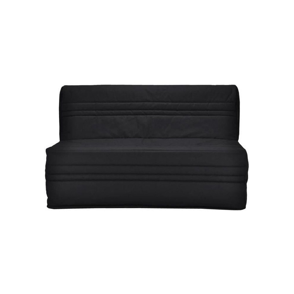 Banquette BZ Joe - Tissu noir - 3 places - L 143 x P 97 cm - Made in F