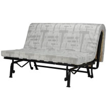 Banquette BZ Joe - Tissu noir - 3 places - L 143 x P 97 cm - Made in F