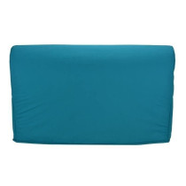 Joe Banquette BZ GEOMETRICO - Tissu turquoise - L 143 x P 101 x H 95 c