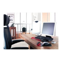 Ergonomic mouse pad - Wrist Rest - KENSINGTON - Duo Gel Black / Red