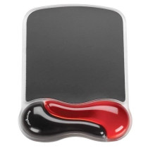 Ergonomic mouse pad - Wrist Rest - KENSINGTON - Duo Gel Black / Red