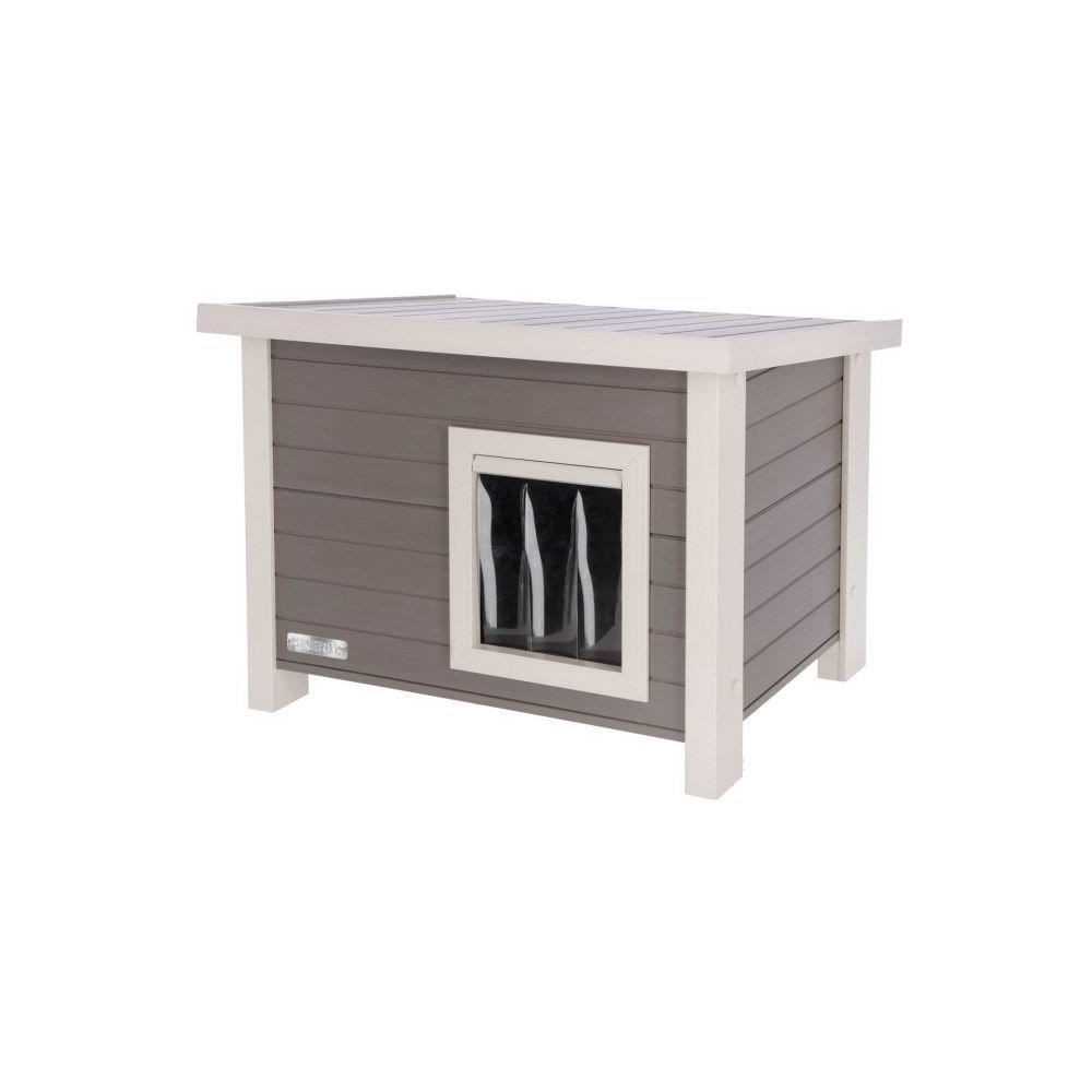 Cat house - KERBL - ECO Eli - Grey / White - 57 x 45 x 43 cm