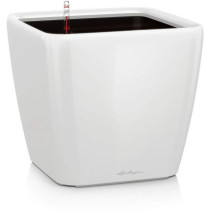 Flower pot - LEC - Quadro Premium LS 50 - glossy white - integrated ir