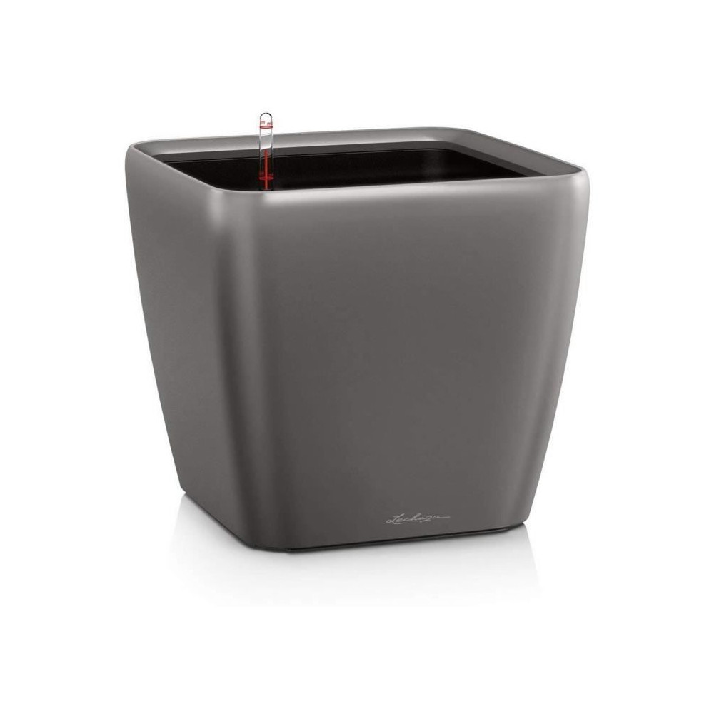 Flower pot - LEC - Quadro Premium LS 50 - metallic anthracite - 50 x 5