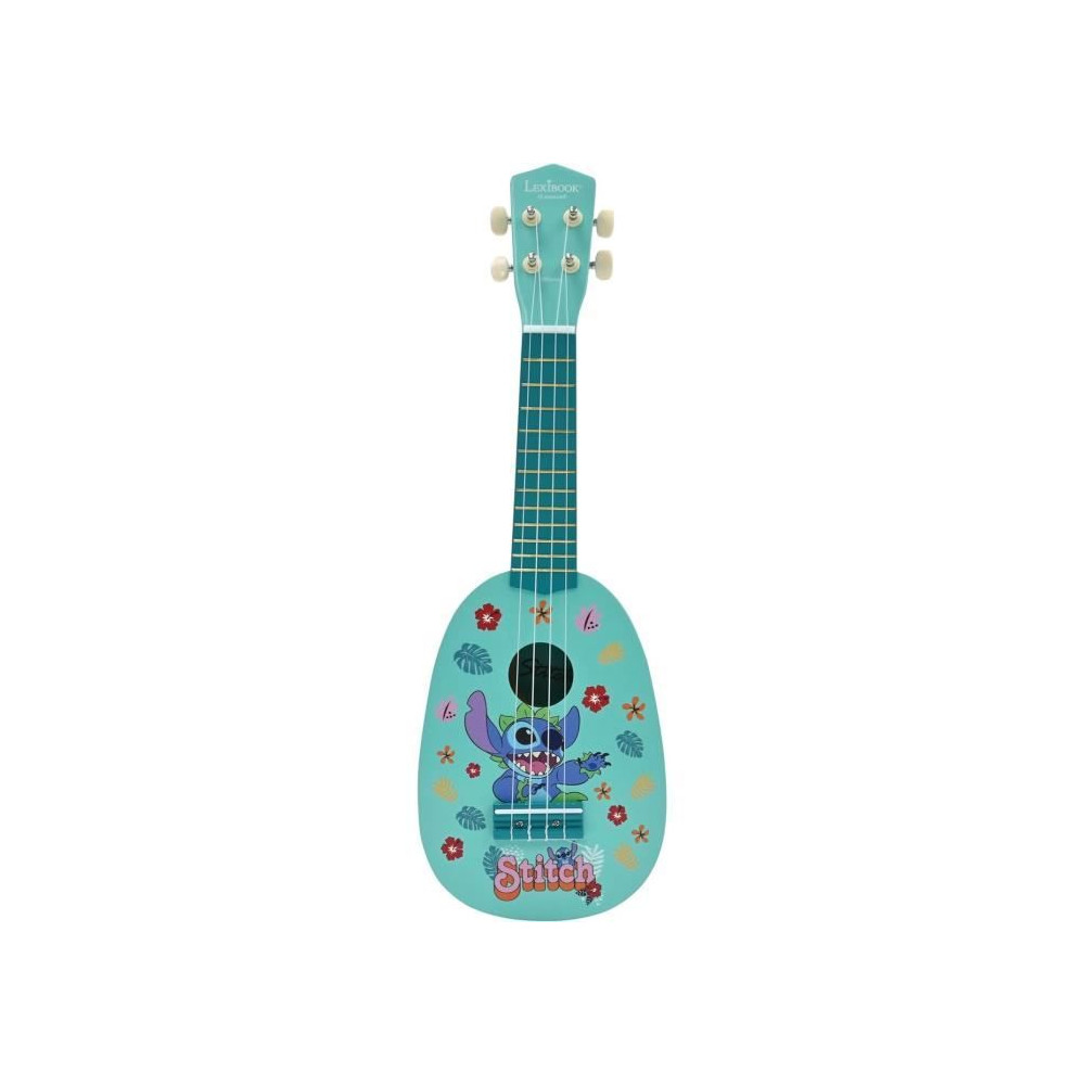 Stitch Ukulele, Approx. 53cm, Wood, 6 Nylon Strings, Guide Provided, L