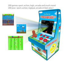 LEXIBOOK - Cyber Arcade Console, 200 Games, LCD Color Screen 2.8