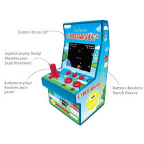 LEXIBOOK - Cyber Arcade Console, 200 Games, LCD Color Screen 2.8