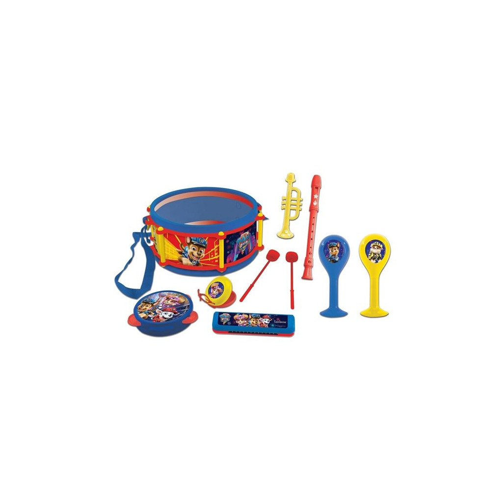 PAT PATROUILLE - Set of 7 Musical Instruments - Drum, Maracas, Castane