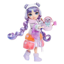 Rainbow High - Winter Wonderland - 1 mannequin doll (Violet) of 27cm -