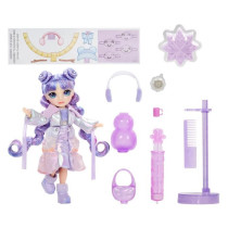 Rainbow High - Winter Wonderland - 1 mannequin doll (Violet) of 27cm -