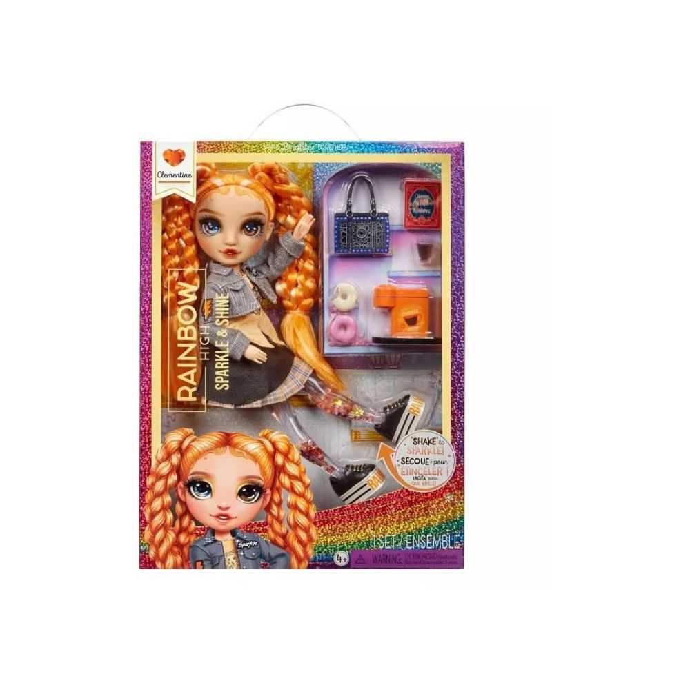 Rainbow High - Sparkle & Shine - 27cm fashion doll - Orange - Liquid g