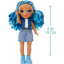 Rainbow High Littles - 15cm Doll + Pet - Blue - Ages 4 and up