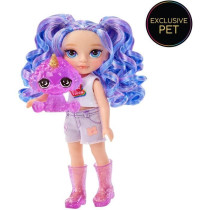 Rainbow High Littles - 15cm Doll + Pet - Purple - Ages 4 and up