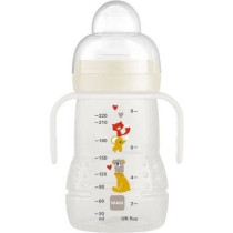 MAM Transition Bottle - 220ml - from 4 months - Silicone antifuite sof