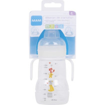 MAM Transition Bottle - 220ml - from 4 months - Silicone antifuite sof