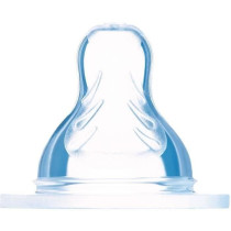 MAM Anatomic Teat - Fast X Flow and Thick Liquid - Silicone - Pack of