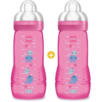 MAM Feeding Bottle Easy Active 2nd Age Colored - 330ml - From 6 Months