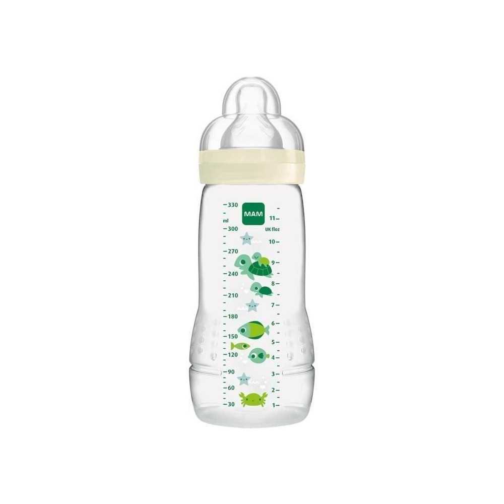 MAM Bottle Easy Active 2nd Age Colored 330ml Unisex Teat Flow X