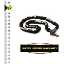 MASTER LOCK Motorcycle Chain Lock - 2 m chain - Ideal for Motorcycles