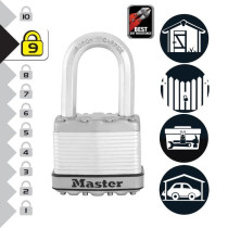 Set of 3 padlocks Master Lock M5Eurtrilf - Very high security - Laded