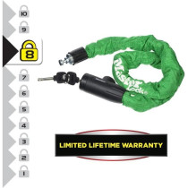 MASTER LOCK Bicycle Lock Chain [Key] - Ideal for Bicycles, Electric Bi