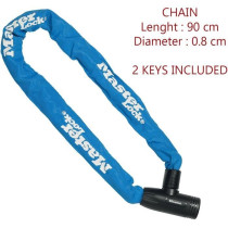 MASTER LOCK Bicycle Lock Chain [Key] - Ideal for Bicycles, Electric Bi