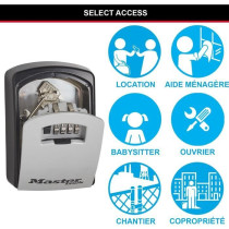 MASTER LOCK Secure Key Box - XL Format - Key Chest - High Capacity Sto