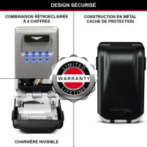 MASTER LOCK Secure Key Box - M Format - Backlit Combination - Secure S