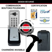 Master Lock Certified Secure Key Box - XL Format - Key Box - Professio