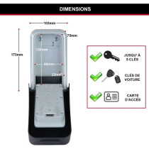 Master Lock Certified Secure Key Box - XL Format - Key Box - Professio