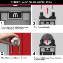 Master Lock 5420EURD Box with retractable handle