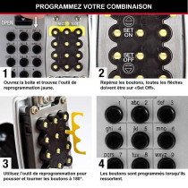 Master Lock Secure Key Box - Pushing buttons