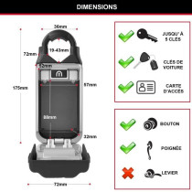 Master Lock Secure Key Box - Pushing buttons