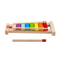 Fisher-Price Wooden Xylophone Musical Instrument with 2 Pieces HXV13