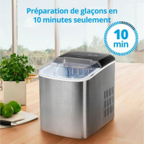 MEDION Ice Maker (MD17739), Fast Ice Maker, Produces Ice Cubes in Just