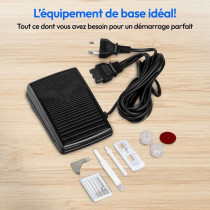 Machine a Coudre - MEDION - SM 70 - 71W - 12 Points - 700 tr/min - LED