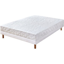 Ensemble matelas + sommier 140 x 190 cm - Mémoire de forme - DORMIPUR